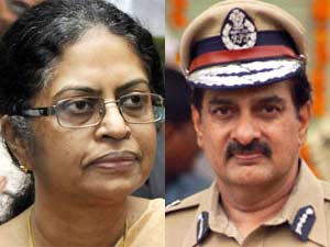 Minnie Mathew-DGP Dinesh Reddy Minnie Mathew-DGP Dinesh Reddy
