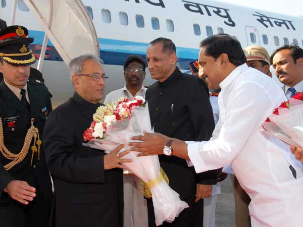 Pranab Mukherjee-Kiran Kumar Reddy Pranab Mukherjee-Kiran Kumar Reddy
