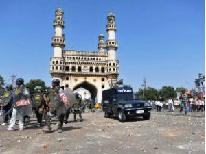Shutdown in Hyderabad to protest Asaduddin Owaisi's arrest Shutdown in Hyderabad to protest Asaduddin Owaisi's arrest