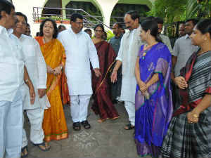 Telangana Ministers to resign? Telangana Ministers to resign?