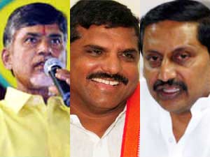 Chandrababu Naidu-Botsa Satyanarayana-Kiran Kumar Reddy Chandrababu Naidu-Botsa Satyanarayana-Kiran Kumar Reddy