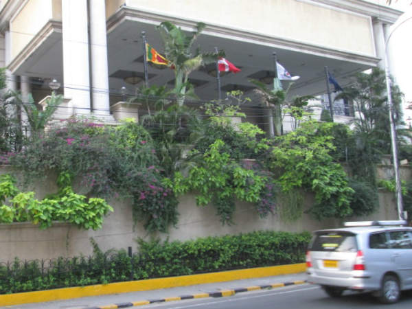 Srilanka national flag removed from Chennai hotel Srilanka national flag removed from Chennai hotel