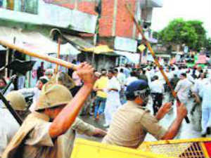 Congress, TMC workers clash over college elections Congress, TMC workers clash over college elections