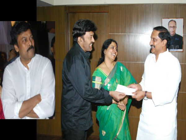 Chiranjeevi condemns blasts: Rajasekhar gives Rs.5 lakh to CM relief fund Chiranjeevi condemns blasts: Rajasekhar gives Rs.5 lakh to CM relief fund