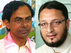 K Chandrasekhar Rao-Asaduddin Owaisi K Chandrasekhar Rao-Asaduddin Owaisi