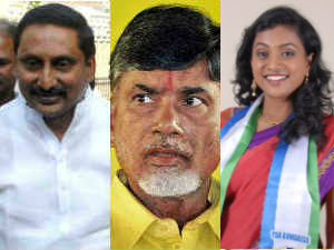 Kiran Kumar Reddy - Chandrababu Naidu - Roja Kiran Kumar Reddy - Chandrababu Naidu - Roja