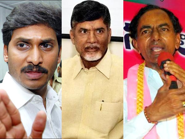 YS Jagan-Chandrababu Naidu-K Chandrasekhar Rao YS Jagan-Chandrababu Naidu-K Chandrasekhar Rao