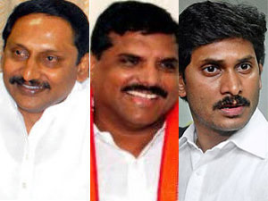 Kiran Kumar Reddy-Botsa Satyanarayana-YS Jagan Kiran Kumar Reddy-Botsa Satyanarayana-YS Jagan