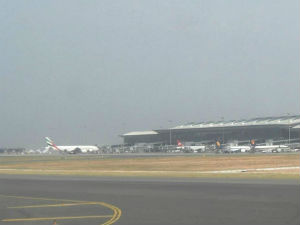 Two men with air guns in Shamshabad air port Two men with air guns in Shamshabad air port