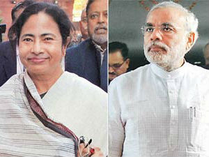 Mamata Banerjee - Narendra Modi Mamata Banerjee - Narendra Modi
