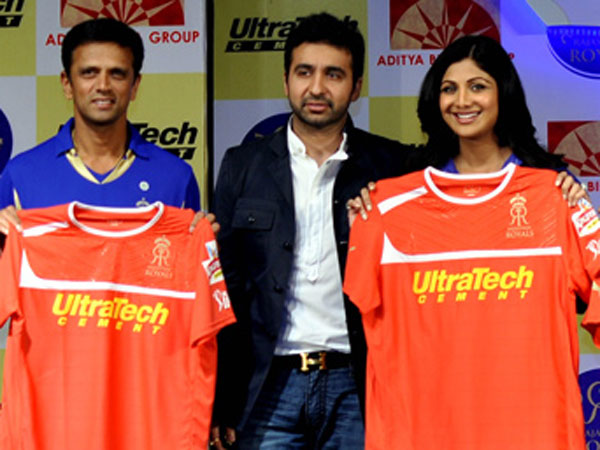 Rahul Dravid and Raj Kundra Rahul Dravid and Raj Kundra