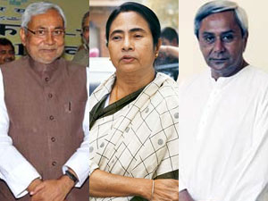 Nitish Kumar, Mamata and Naveen Patnaik Nitish Kumar, Mamata and Naveen Patnaik