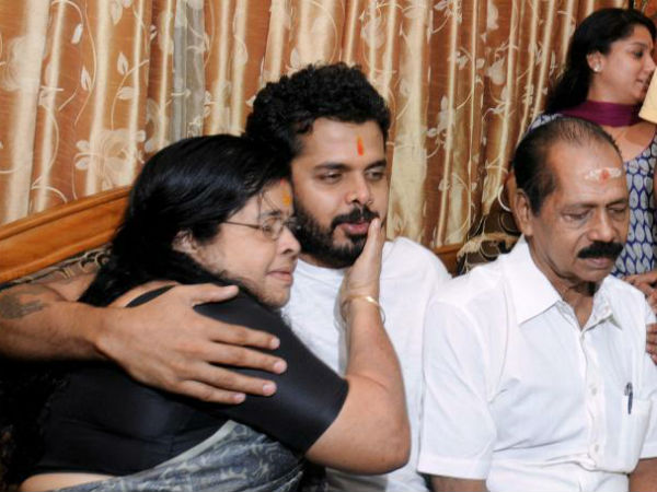 Sreesanth returns home Sreesanth returns home