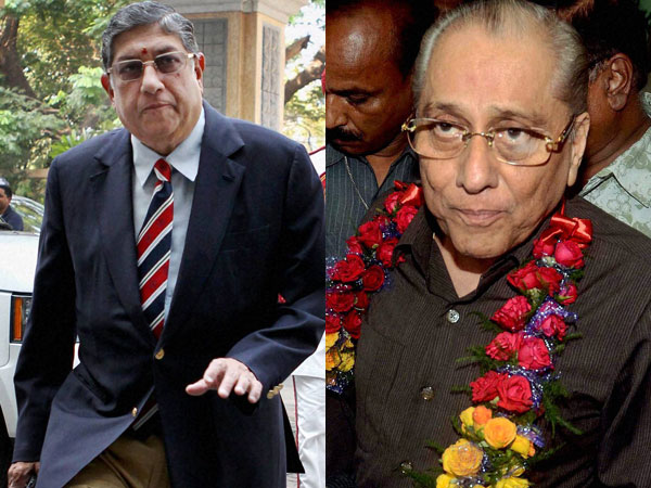n srinivasan and jagmohan dalmiya n srinivasan and jagmohan dalmiya