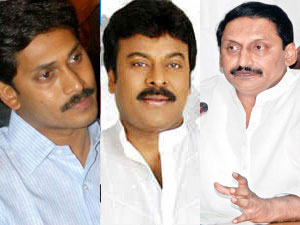 Ys Jagan, Chiranjeevi and Kiran Ys Jagan, Chiranjeevi and Kiran