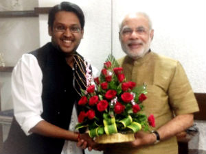 Sirish Bharadwaj sideline during Modi meeting Sirish Bharadwaj sideline during Modi meeting