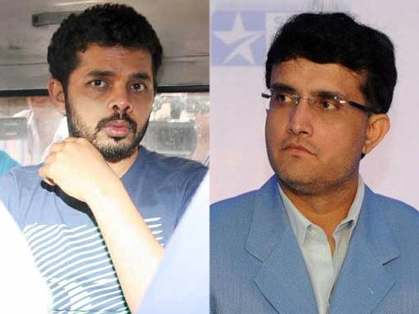 Sreesanth and Ganguly Sreesanth and Ganguly