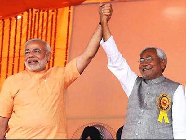 Narendra Modi and Nitish Kumar Narendra Modi and Nitish Kumar