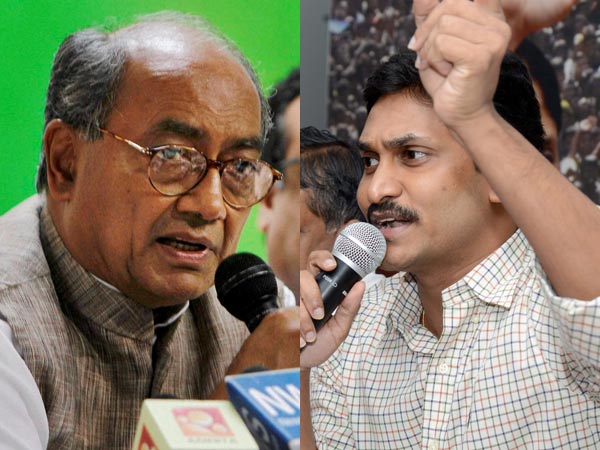 Digvijay Singh and YS Jagan Digvijay Singh and YS Jagan
