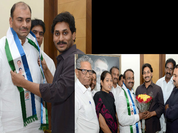 Balashowry and Raghurama joined in YSRCP Balashowry and Raghurama joined in YSRCP
