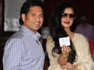sachin tendulkar and rekha sachin tendulkar and rekha