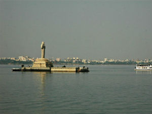 Hussain Sagar Water level reaches 513.25 feet. Hussain Sagar Water level reaches 513.25 feet.