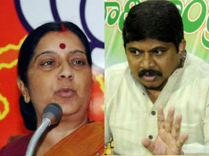 Sushma Swaraj demands for Telangana Bill Sushma Swaraj demands for Telangana Bill