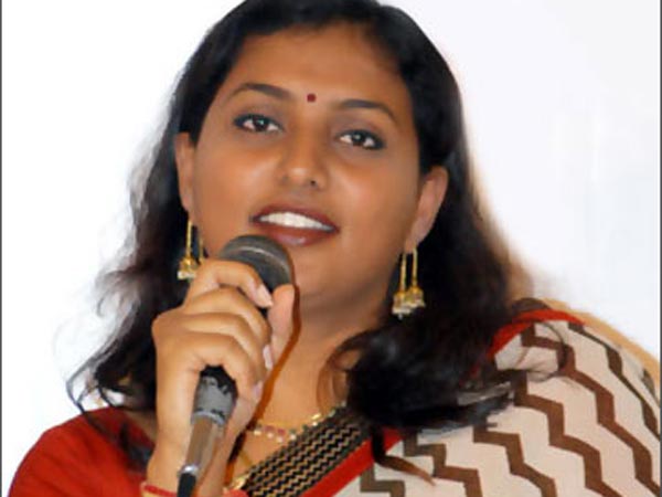 Roja fires at Kiran Kumar Reddy and Chandrababu Roja fires at Kiran Kumar Reddy and Chandrababu