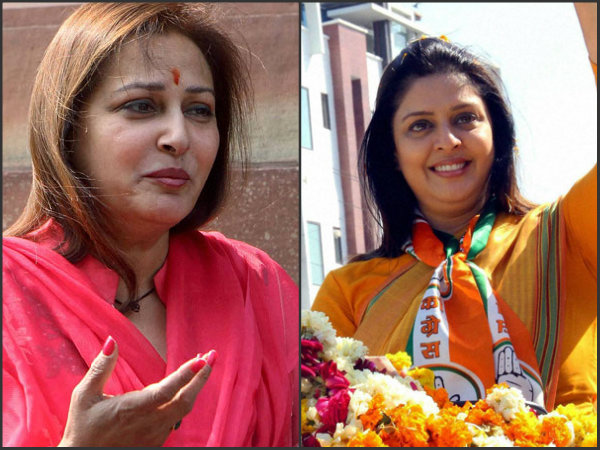 Jayaprada files nomination, Nagma fails Jayaprada files nomination, Nagma fails