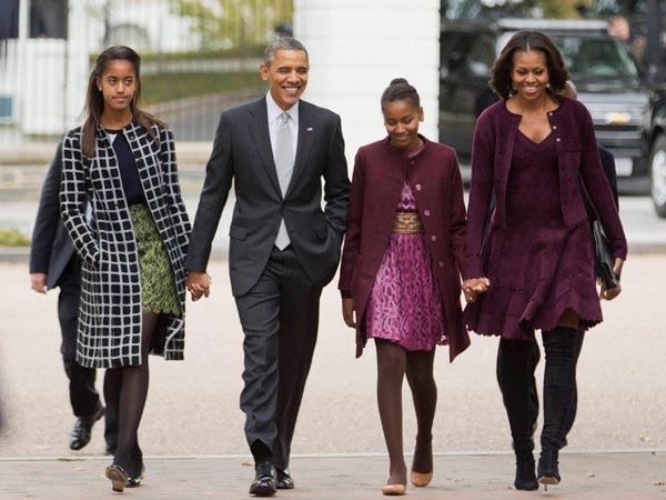 Barack Obama's daughters followed, White House locked down for 1 hour Barack Obama's daughters followed, White House locked down for 1 hour