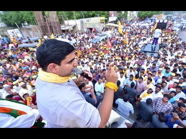 Nara Lokesh takes charge Nara Lokesh takes charge