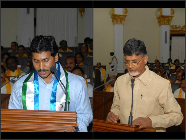 Chandrababu Versus YS Jagan in AP Assembly Chandrababu Versus YS Jagan in AP Assembly