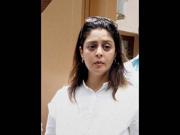 Nagma visits Meerut rape victim in hospital Nagma visits Meerut rape victim in hospital