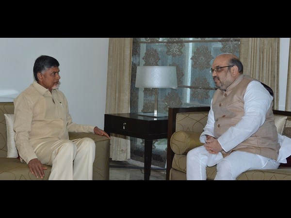 BJP chief Amit Shah, N. Chandrababu Naidu discuss BJP-TDP ties BJP chief Amit Shah, N. Chandrababu Naidu discuss BJP-TDP ties