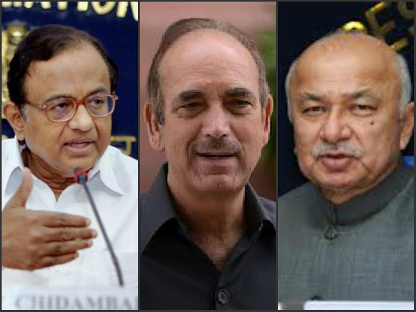 Bailable warrant against P Chidambaram, Sushilkumar Shinde, Gulam Nabi Azad Bailable warrant against P Chidambaram, Sushilkumar Shinde, Gulam Nabi Azad