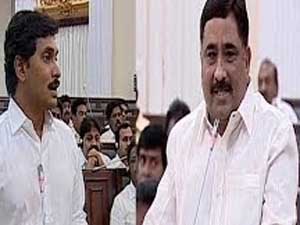 Kalva Srinivasulu meets YS Jagan Kalva Srinivasulu meets YS Jagan