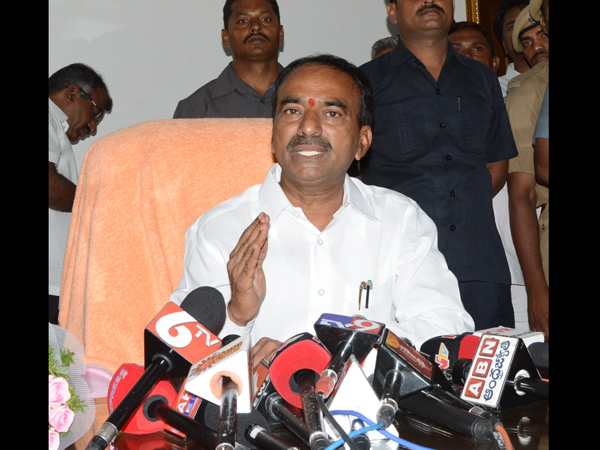 Etela Rajendar for freedom of speech Etela Rajendar for freedom of speech