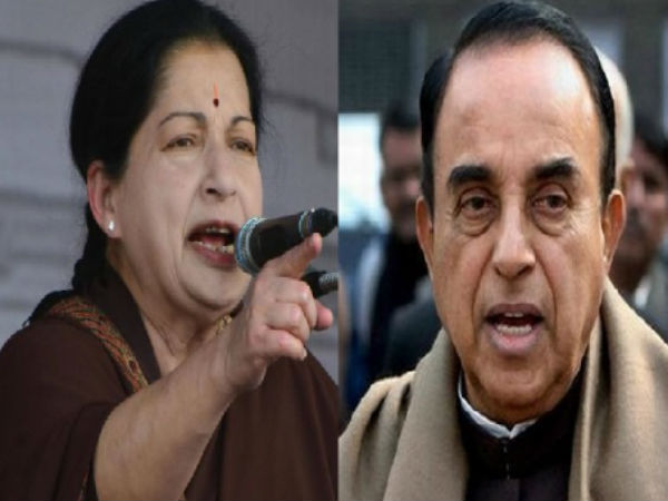 subramanian swamy responds on Jayalalithaa's case subramanian swamy responds on Jayalalithaa's case