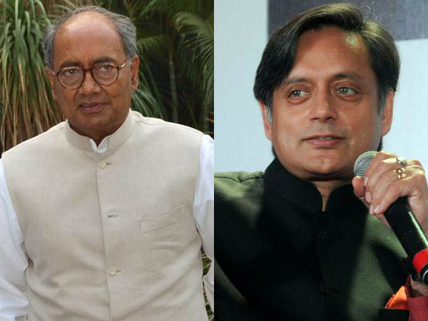 Digvijaya Singh supports Shashi Tharoor, party says it's their opinion Digvijaya Singh supports Shashi Tharoor, party says it's their opinion