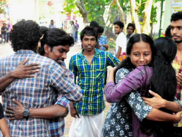 Kochi college frowns on 'Hug of Love' protest, 10 suspended Kochi college frowns on 'Hug of Love' protest, 10 suspended