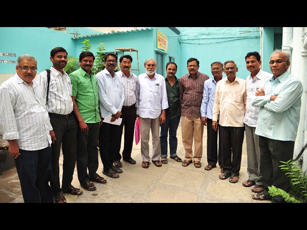 పాత, కొత్త కార్యవర్గ నేతలు