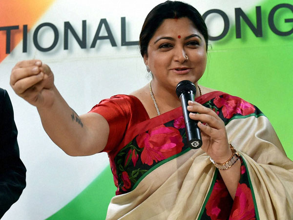 విలేకరులతో ఖుష్బూ