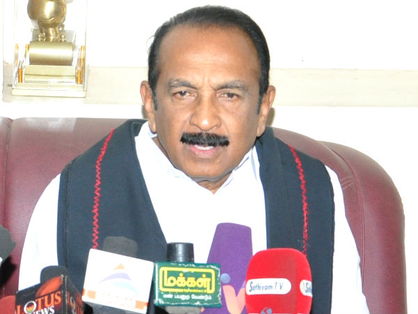Vaiko's MDMK walks out of NDA Vaiko's MDMK walks out of NDA