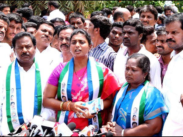 Roja comments provoke TDP councillors Roja comments provoke TDP councillors