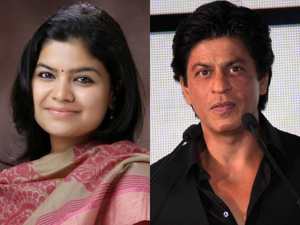 Mumbai: Now BJP MP Poonam Mahajan holds bat against Shahrukh Khan Mumbai: Now BJP MP Poonam Mahajan holds bat against Shahrukh Khan