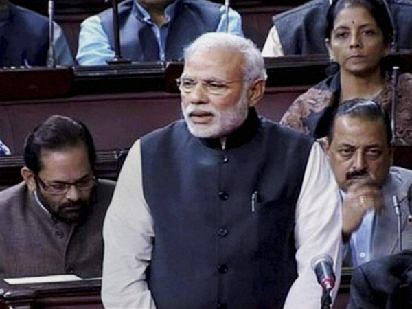 Threats don't work in democracy, PM Modi says in Rajya Sabha Threats don't work in democracy, PM Modi says in Rajya Sabha