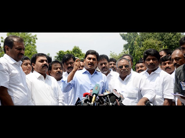 TDP purifies the lands, visited by YS Jagan TDP purifies the lands, visited by YS Jagan