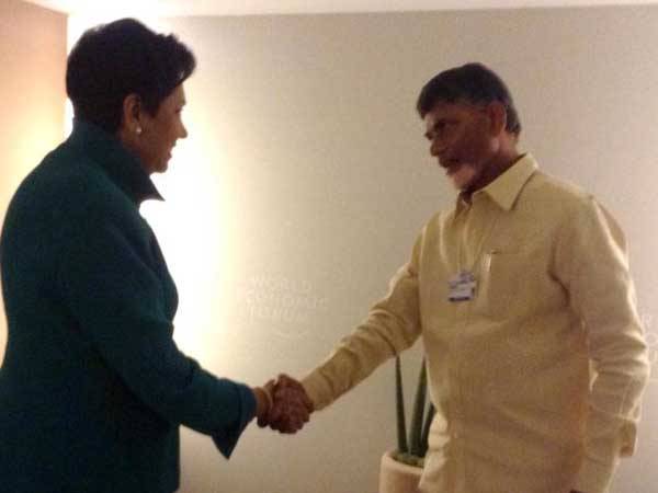 handrababu Naidu, Indra Nooyi visits PepsiCo facility at Sri City handrababu Naidu, Indra Nooyi visits PepsiCo facility at Sri City