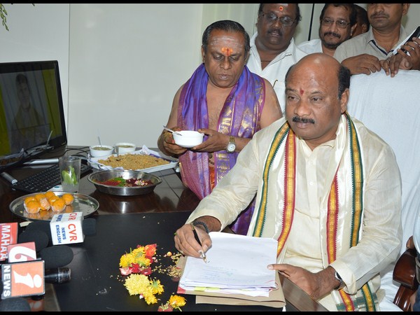 Minister Ayyanna Patrudu terms Roja as iron leg Minister Ayyanna Patrudu terms Roja as iron leg