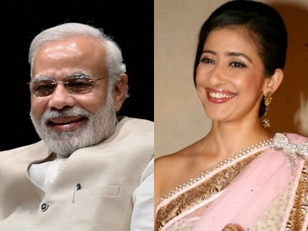 Manisha Koirala Thanks PM Narendra Modi for Support after Quake Manisha Koirala Thanks PM Narendra Modi for Support after Quake